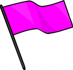 Pink Flag clip art | Clipart Panda - Free Clipart Images