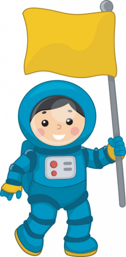 Astronaut Space suit Clip art - Cartoon child flag 490*1000 ...
