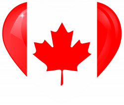 Canada Large Heart Flag | Gallery Yopriceville - High-Quality ...