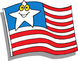 cartoon american flag Flag star face cartoon american wave smile png ...