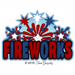 Fireworks Title | Clipart Little Kids 4th of July | Pinterest ...