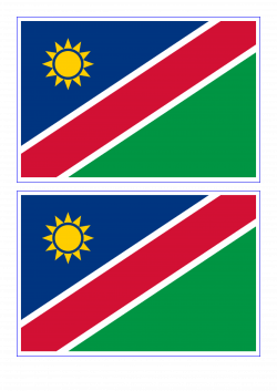 Namibia Flag - Download this free printable Namibia template A4 flag ...