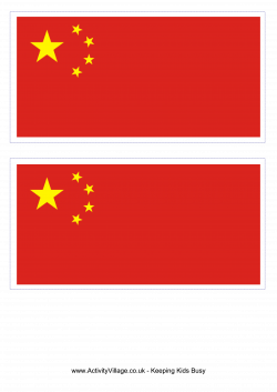 China Flag Printable #2571