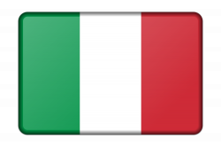 OnlineLabels Clip Art - Italy Flag (Bevelled)