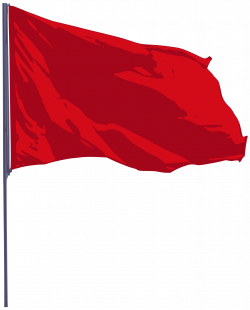 Clipart - red flag