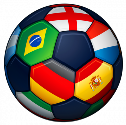 Football with Flags Transparent PNG Clipart Picture | Game:Soccer ...