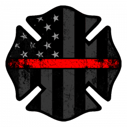 American Subdued Thin Red Line Flag Decal – American Responder Designs