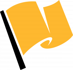 Clipart - Hirnlichtspiele's yellow flag vectorized
