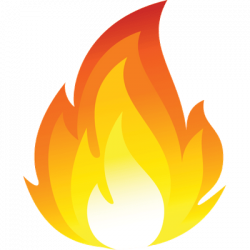 Cartoon Fire Flames Emoji Png Transparent