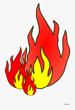 Drawn Fireplace Transparent - Fire Clip Art #2233302 - Free ...