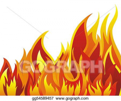 EPS Illustration - Fire background. Vector Clipart ...