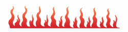 Black And White Fire Png Borders - Line Of Fire Clipart ...