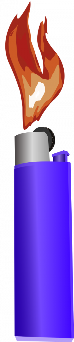 Clipart - Lighter with Flame