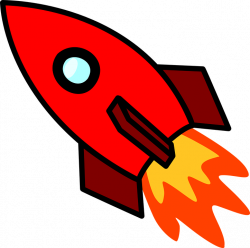 Rocket Flame Cliparts#3854532 - Shop of Clipart Library
