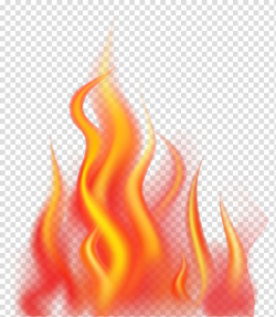Orange flame illustration, Flame , Fire Flames transparent ...