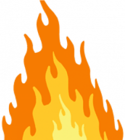 Flames Clipart Single - Flame - Png Download - Full Size ...