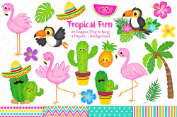 Flamingo graphics & Illustrations, Trop | Design Bundles