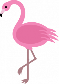 Elegant Pink Flamingo Clip Art | binatang | Pinterest | Pink ...