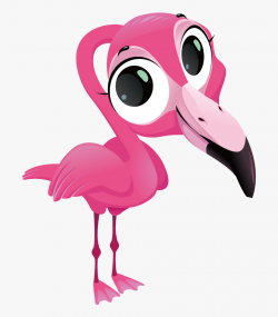 Ftestickersbird Cutepink Freetoedit - Funny Flamingo Cartoon ...