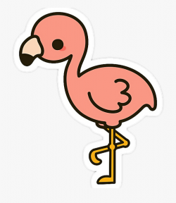 Pink Flamingos Clipart - Kawaii Flamingo #2124752 - Free ...