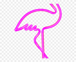 Flamingo Transparent Neon - Flamingo Neon Png, Png Download ...