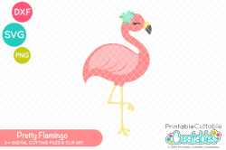 Pretty Flamingo SVG