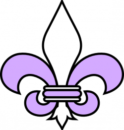 Purple Fleur De Lis Clip Art at Clker.com - vector clip art online ...