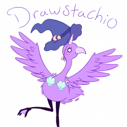 I am a purple flamingo by Drawstachio on DeviantArt