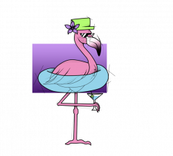 Summer / Party Flamingo by sofficixribelle on DeviantArt