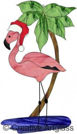 Flamingo Clipart santa hat clipart 2 - 287 X 500 ...