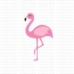 Flamingo SVG, Flamingo Clipart, Zoo SVG,Animal Svg, Beach ...