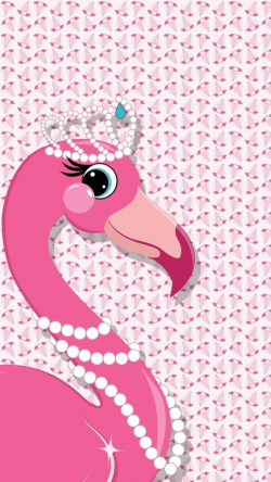 free iphone wallpaper pink flamingo diamond diva | Your ...