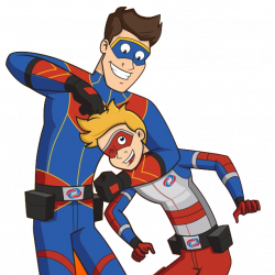 Image - Ray and Henry cartoon.png | Henry Danger Wiki | FANDOM ...