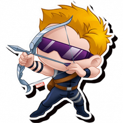 Chibi Hawkeye Magnet - ND-95314 from Superheroes Direct