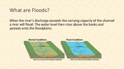 What causes a flood?