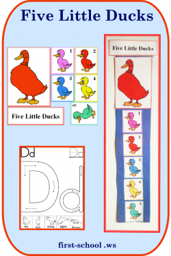 Five Little Ducks preschool printable activities and lesson plan ...