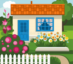 Flower clip art house - 15 clip arts for free download on ...