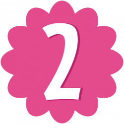 28+ Collection of Pink Number 2 Clipart | High quality, free ...