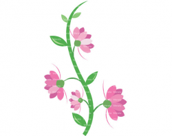Free Flower Vine Clipart | Free download best Free Flower ...