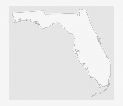 Florida Clipart Plain - Map Of Florida Transparent PNG ...