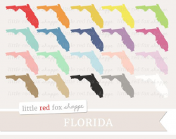 Florida Clipart, US State Clip Art, USA Clipart, State Clipart, America  Clipart, Icon Cute Digital Graphic Design Small Commercial Use
