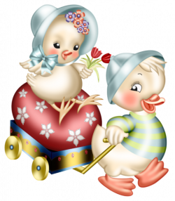 Easter Chickens Decoration PNG Picture | детский клипарт | Pinterest ...