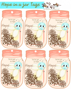 Hope In a Jar Tags | glenda's world | Pinterest | Jar, Label ...