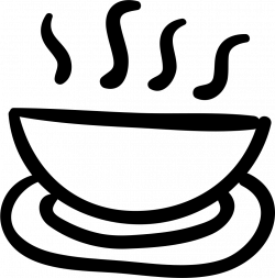 Soup Hand Drawn Hot Food Bowl Svg Png Icon Free Download (#58969 ...
