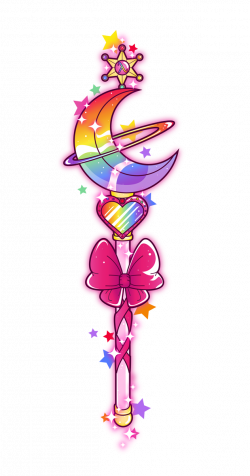As requested, a gay pride Sailor Neptune wand (I... - Sugar Coated ...