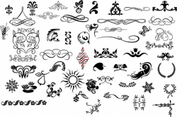 Free Ornaments and Flourishes Free vector in Encapsulated ...