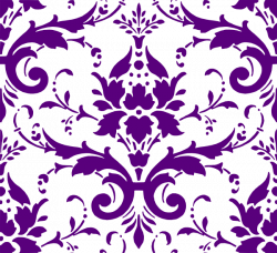 Purple Damask clip art - vector clip art online, royalty free ...