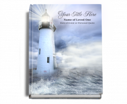 Hardcover Perfect Bind Guest Books 8x10 : Lighthouse Perfect Bind ...