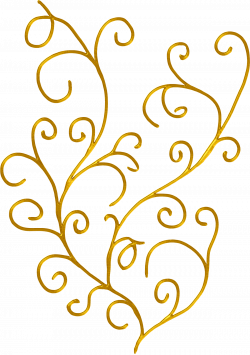 Line Leaf Clip art - gold flourish 1200*1708 transprent Png Free ...
