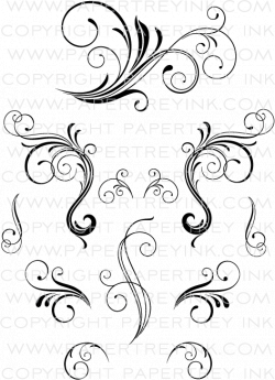 Fancy Flourishes - May 2009 Release Fancy Flourishes Dies | coloring ...